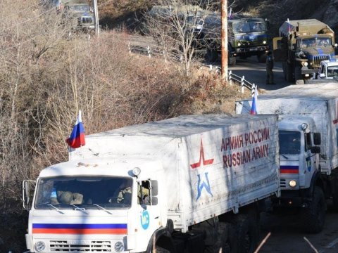 Sülhməramlıların daha bir karvanı Laçın-Şuşa yolundan keçdi