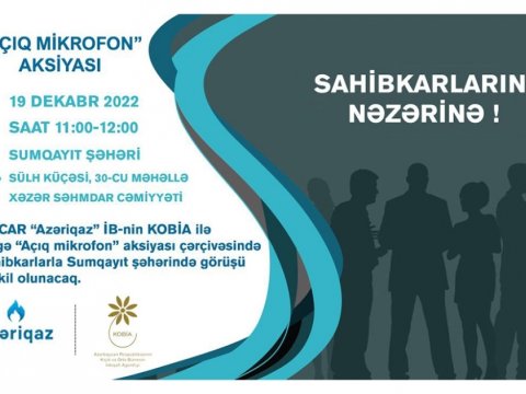 Sumqayıtda sahibkarlarla görüş  keçiriləcək