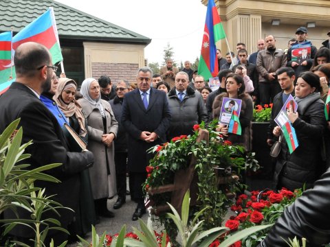 Abşeronda şəhidlər yad edilib - FOTOLAR