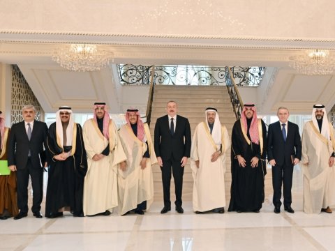 Prezident Səudiyyə nümayəndə heyətini qəbul edib - YENİLƏNİB