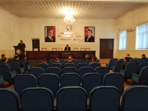 Goranboyda Aparat müşavirəsi keçirilib - FOTOLAR