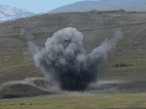 Erməni separatçıları Xocavənddə minaya düşdü