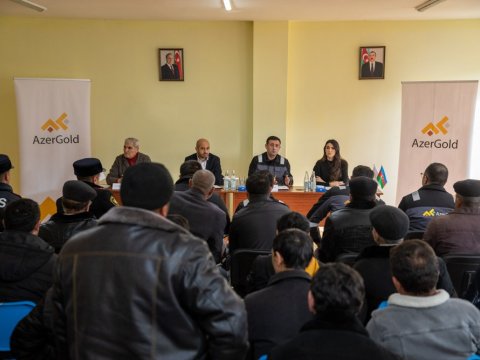 “AzerGold” rəhbərliyi Daşkəsəndə sakinlərlə görüşüb - FOTOLAR