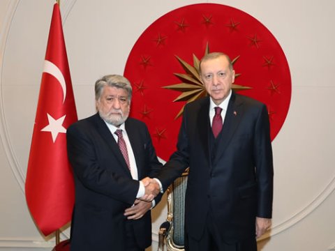 Ərdoğan Bolqarıstan spikerini qəbul edib