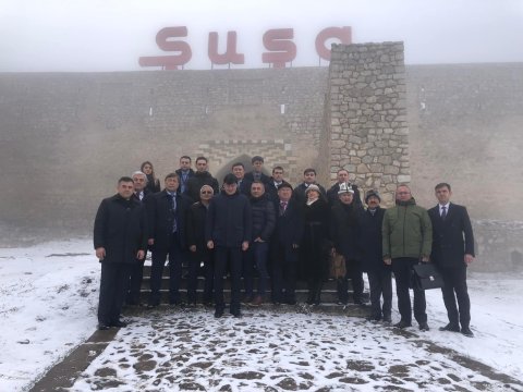 Diaspor qurumlarının rəhbərləri Şuşada - YENİLƏNİB