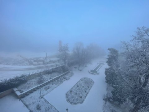 Şuşada gözəl qar mənzərəsi və son hava durumu - FOTOLAR