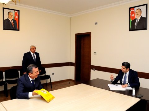 Naftalanda növbəti vətəndaş qəbulu keçirilib - FOTO