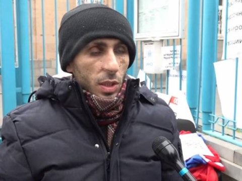 Separatçı Beqlaryan “oturaq aksiya”nı dayandırdı