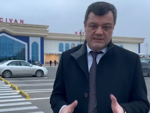 Naxçıvana gedən jurnalist gözlənilməz halla qarşılaşdı - VİDEO