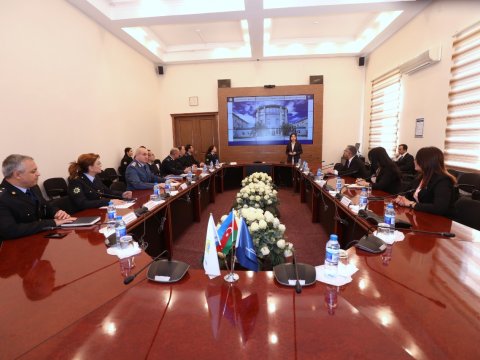 Gömrük Akademiyasında Mediasiya Şurası ilə görüş keçirilib - FOTOLAR
