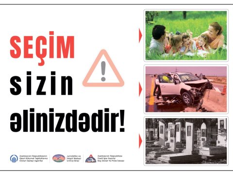 Yol kənarlarına maarifləndirici lövhələr vuruldu - VİDEO