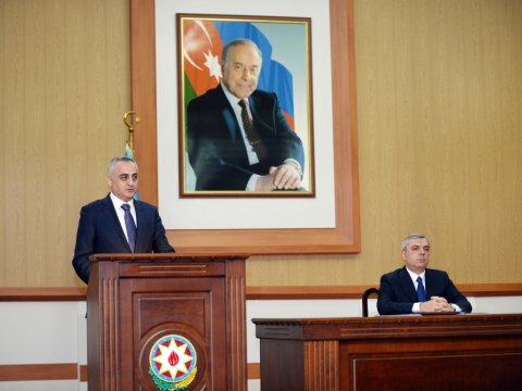 Prezidentin səlahiyyətli nümayəndəsi Naxçıvanda təqdim olundu - FOTOLAR