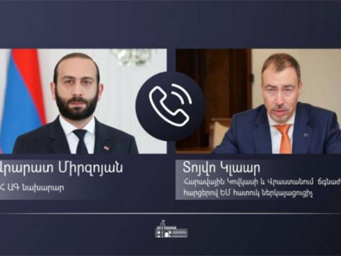 Mirzoyan Aİ rəsmisi ilə Laçın yolunu müzakirə etdi 