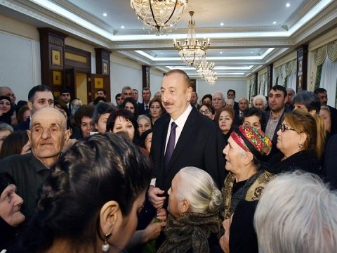 Şəhid ailələrindən Prezidentə doğum günü TƏBRİKLƏRİ