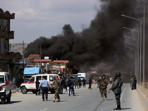 Rusiya səfirliyi yaxınlığında güclü PARTLAYIŞ