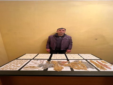 İrandan 2 kiloqram qızıl gətirən şəxs tutuldu