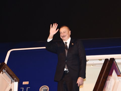 İlham Əliyevin Rusiyaya səfəri başa çatdı