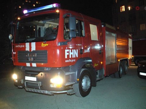 Bərdədə məcburi köçkünlərin yaşadığı binada yanğın