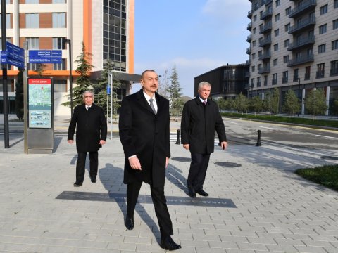 İlham Əliyev Ağ Şəhərdə - FOTOLAR (YENİLƏNİB)