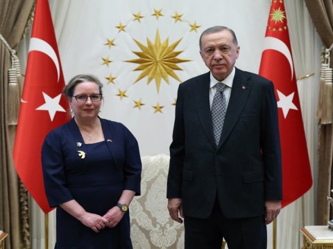 Ərdoğan İsrailin yeni səfirini qəbul edib