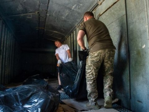 Rusiya 42 əsgərin cəsədini Ukraynaya qaytardı 