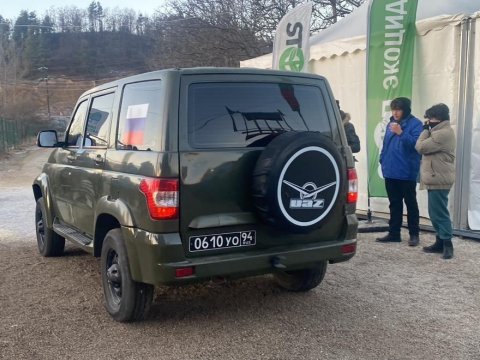 Sülhməramlıların daha bir maşını Laçın yolunu keçdi