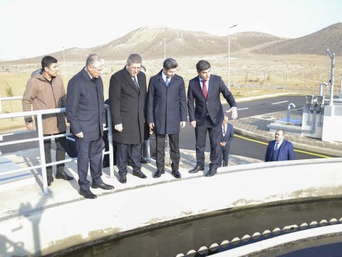 Naftalanda yeni tullantı sutəmizləyici qurğu istismara verildi