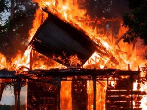 Rusiyada hərbi hissədə partlayış - Yanğın başladı