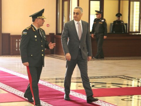 Fuad Nəcəfli Əlahiddə Ümumqoşun Orduya baş çəkdi - FOTO
