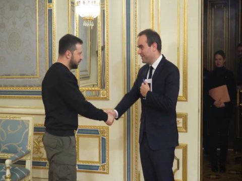 Fransa müdafiə naziri Zelenski ilə görüşdü 