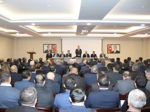 Goranboyda icra başçısı yanında Şuranın iclası keçirilib - FOTOLAR