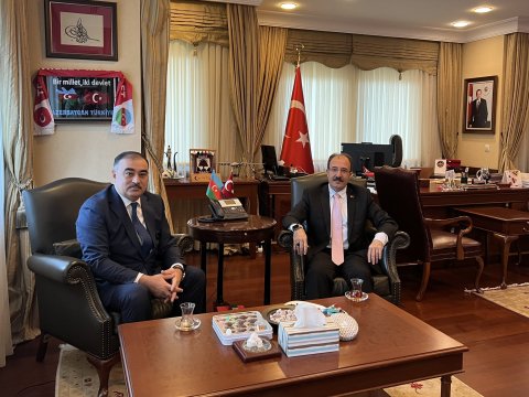Azərbaycan və Türkiyə səfirləri görüşdü - FOTO