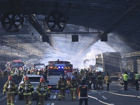 Avtomobil tuneli yandı - 6 nəfər öldü, 37 yaralı var