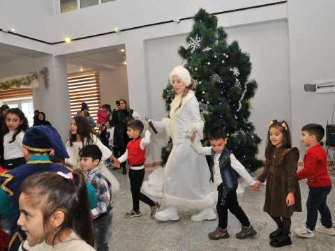 Abşeronda şəhid övladları üçün “Yeni il” şənliyi keçirilib