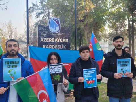 Manisadakı soydaşlarımızdan Xankəndi yolundakı aksiyaya DƏSTƏK