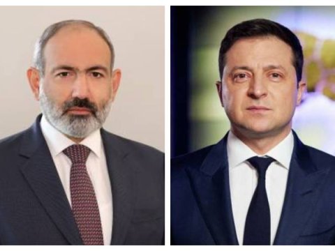 Paşinyan Zelenskini təbrik etdi