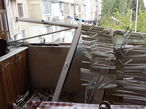 Bakıda partlayış olub, xəsarət alan var - VİDEO