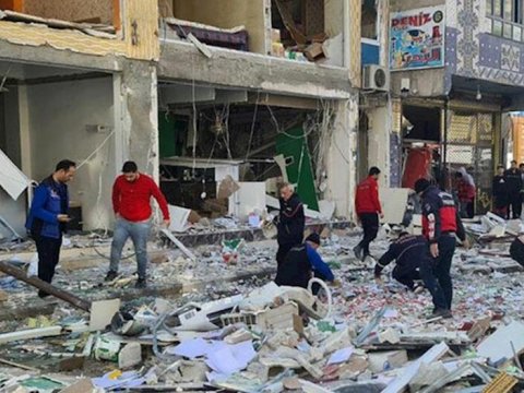 Türkiyədə güclü partlayış - Ölənlər var