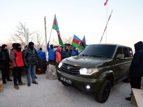 Bu gün sülhməramlıların Laçına gedən maşınlarının sayı 5-ə ÇATDI
