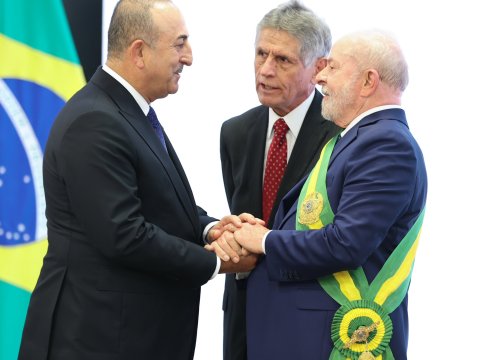 Çavuşoğlu Braziliyada andiçmə mərasiminə qatıldı