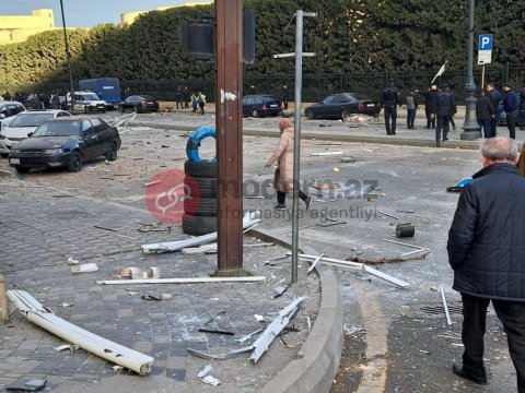 Bakıda dəhşətli PARTLAYIŞ - Ölən var - VİDEO+FOTO