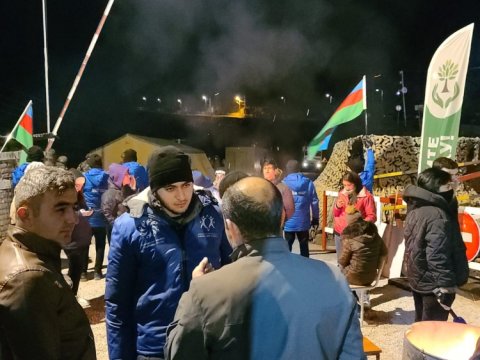 Laçın yolunda aksiya 23 gündür davam edir