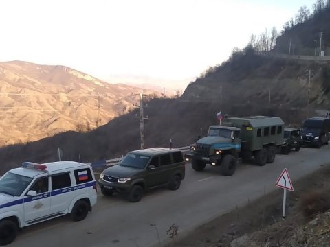 Sülhməramlıların 20 maşını Laçın yolundan keçib - YENİLƏNİB