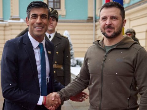 Zelenski Sunakla danışıqlar apardı 