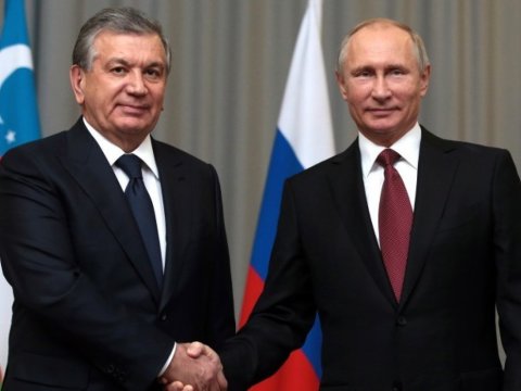 Putin və Mirziyoyev arasında telefon danışığı olub