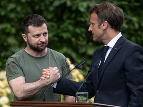 Makron Zelenskiyə söz verdi - Tank göndəriləcək