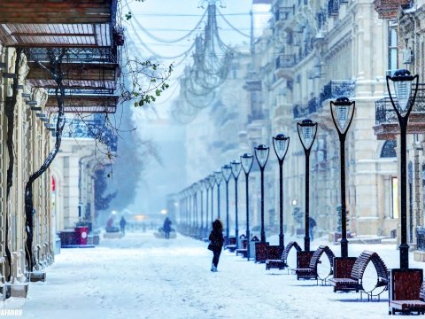 Hava kəskin dəyişir - Bakıya qar yağacaq 