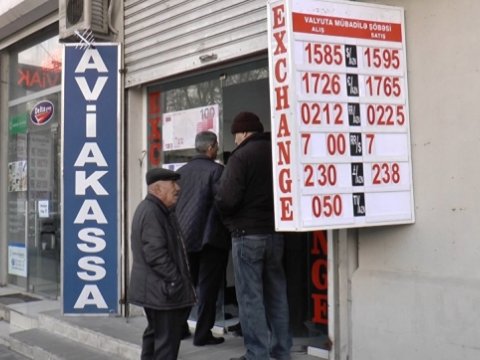 Şəmkirdə valyutadəyişmə məntəqəsinə QUMBARA ATILDI - Yaralılar var