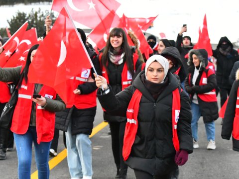 Sarıqamış şəhidlərinin xatirəsi yürüşlə ANILDI
