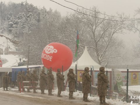Aksiyada havaya şarlar qaldırıldı - 